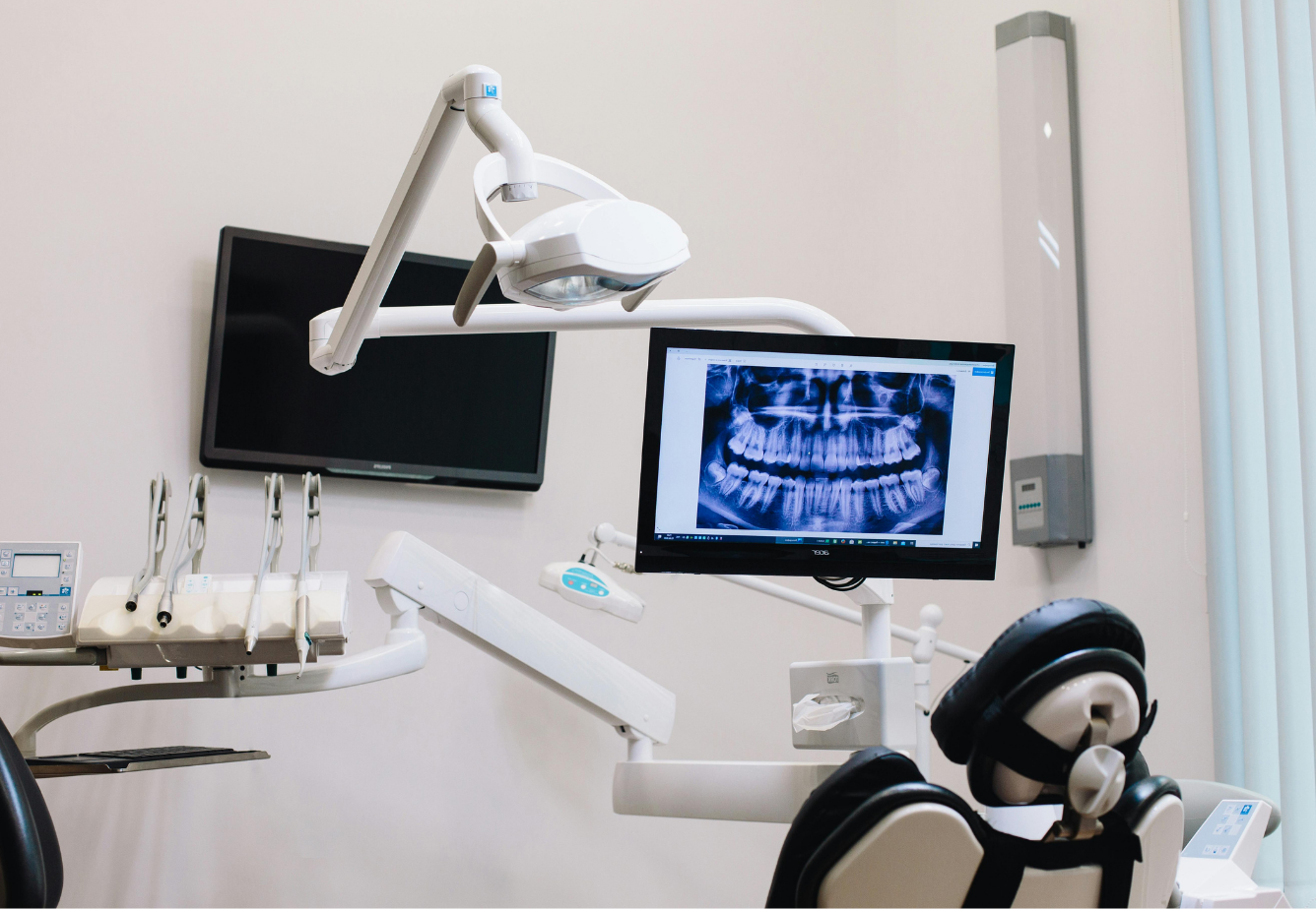 The treatment room at Chapeltown Dental Care, Sheffield