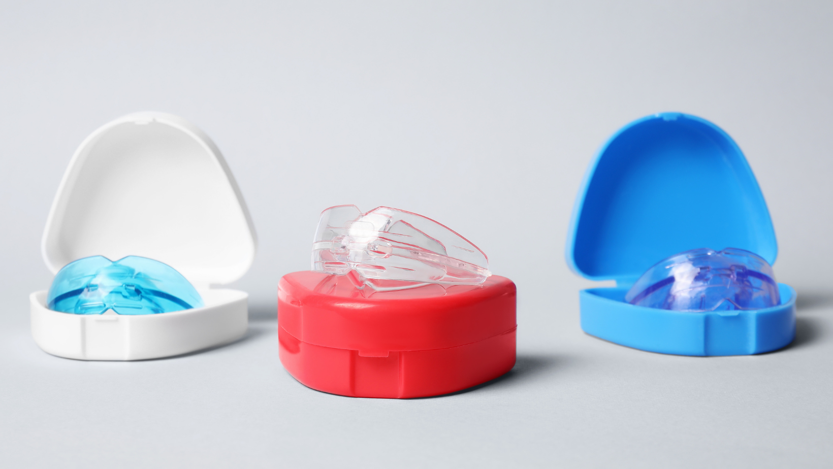 A custom-made sports mouthguard at Chapeltown Dental Care, Sheffield